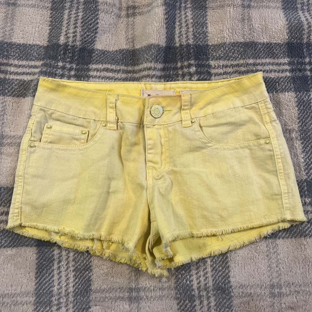 Yellow shorts